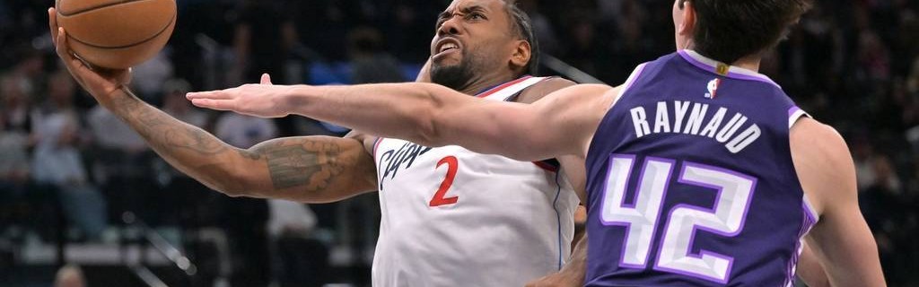 伦纳德33+5+5哈登21分 快船41分狂胜国王收获5连胜