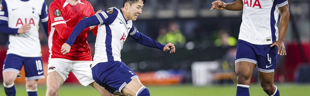 欧联-贝里瓦尔乌龙 热刺全场1射正0-1不敌阿尔克马尔