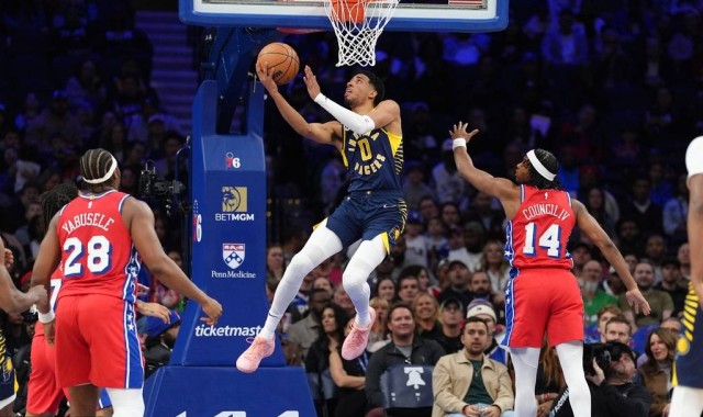 西卡27+7哈利伯顿14+10 残阵76人不敌步行者吞3连败