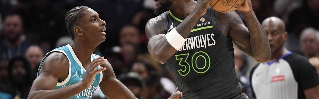 鲍尔28+10麦克丹尼尔斯29+10 黄蜂110-125不敌森林狼