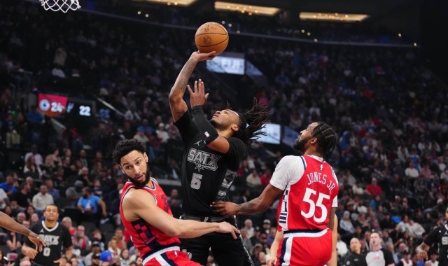 哈登21+9祖巴茨24+20 快船胜马刺豪取5连胜