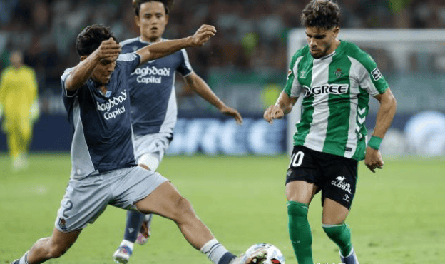 西甲第5轮：皇家贝蒂斯3-1击败皇家社会，局势大不同