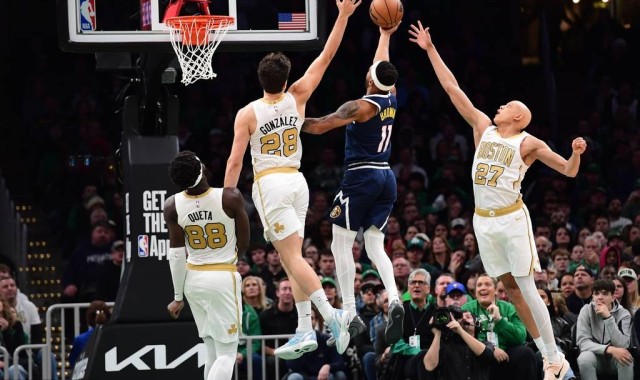 穆雷22+17布朗空砍33分 掘金险胜凯尔特人