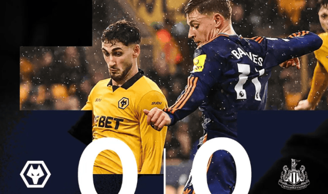 0-0纽卡＋2026年英超3轮不败＋1胜2平拿5分＋落后安全区14分！